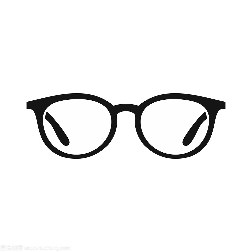 簡約風(fēng)格的眼鏡圖標(biāo)設(shè)計